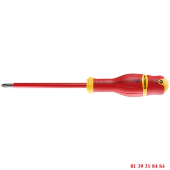 TOURNEVIS ISOLES 1000V - FACOM- POUR VIS A EMPREINTE PHILLIPS