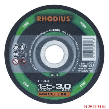DISQUES A TRONCONNER LES MATERIAUX - RHODIUS