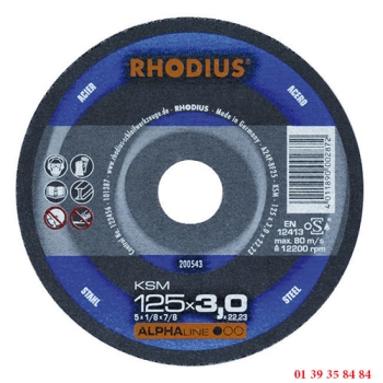 DISQUES A TRONCONNER LES METAUX - RHODIUS