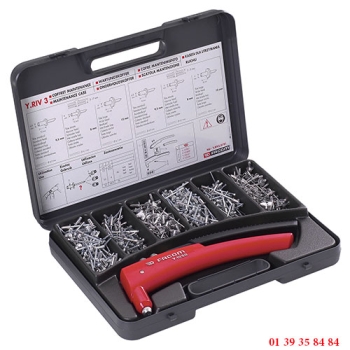 COFFRET 600 RIVETS  ALU ASSORTIS L'ORIGINAL - FACOM