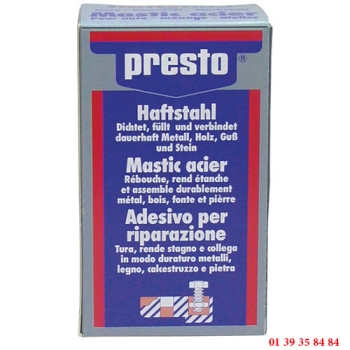 MASTIC BI COMPOSANTS POUR ACIERS - PRESTO