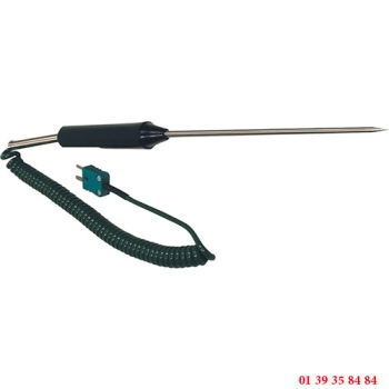 SONDE A PIQUER THERMOCOUPLE K - Longueur 150 mm - Ø 4 mm