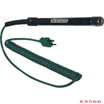 SONDE DE SURFACE THERMOCOUPLE K - Longueur 150 mm - Ø 13 mm