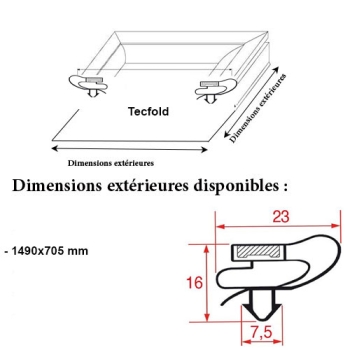 JOINT MAGNETIQUE ADAPTABLE TEFCOLD