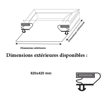 JOINT MAGNETIQUE 620X420 MM