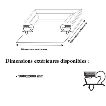 JOINT MAGNETIQUE 1000X2000