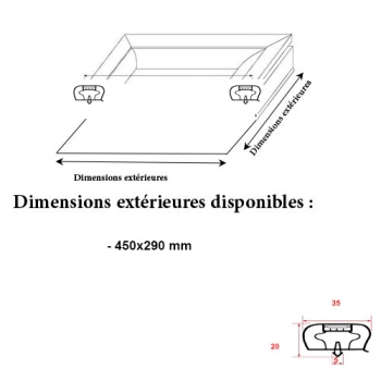 JOINT MAGNETIQUE 450X290