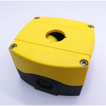 BOITIER JAUNE 1 TROU POUR BOUTON-ROCKWELL AUTOMATION