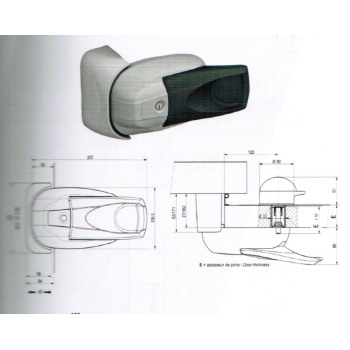 FERMETURE MANOEUVRABLE AVEC LE COUDE