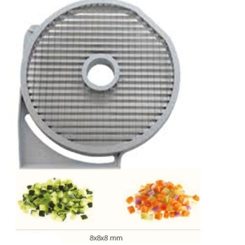 GRILLE MACEDOINE - 8x8 MM - DITO SAMA - pour coupe-légumes TRK - TRS - TR210