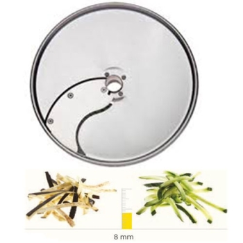 PLATEAU EFFILEUR INOX LAME EN "S" - 8 x 8 MM - DITO SAMA - pour coupe-légumes TRK - TRS - TR210