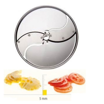 PLATEAU TRANCHEUR INOX - 5 MM - DITO SAMA - pour coupe-légumes TRK - TRS - TR210