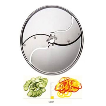 PLATEAU TRANCHEUR INOX - 3 MM - DITO SAMA - pour coupe-légumes TRK - TRS - TR210