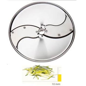 PLATEAU EFFILEUR INOX LAME EN "S" - 2 x 10 MM - DITO SAMA - pour coupe-légumes TRK - TRS - TR210