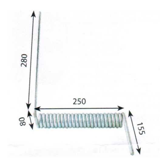 RESSORT A TORSION 23 SPIRES POUR COUVERCLE DE DIVISEUSE PANIRECORD