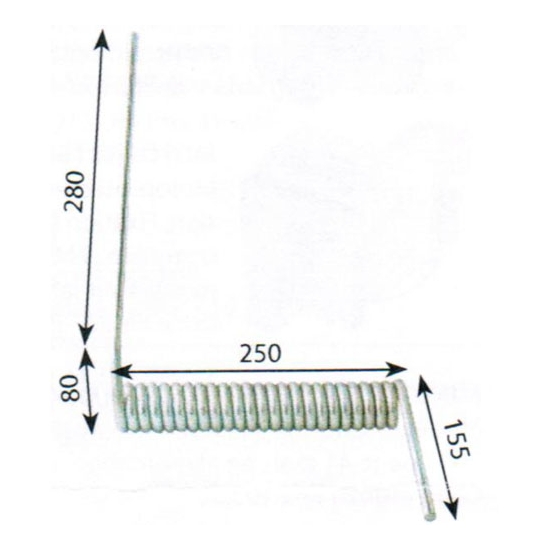 RESSORT A TORSION 23 SPIRES POUR COUVERCLE DE DIVISEUSE PANIRECORD -