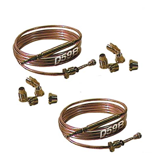 LOT DE 2 THERMOCOUPLES  SONDE FILETEE