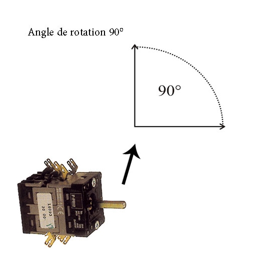 COMMUTATEUR-INVERSEUR-LAMINOIR-90°- BACO PR12/16093E.