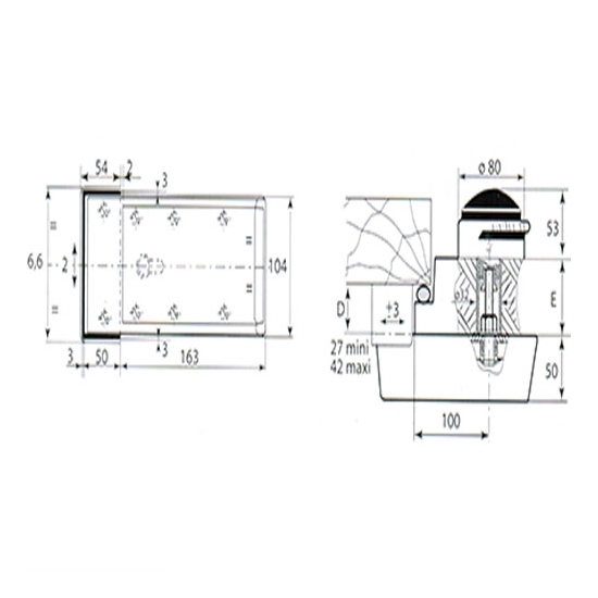 POIGNEE FERMOD 620