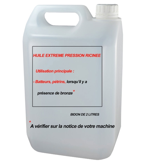 HUILE POLY GLYCOLEE - BATTEUR PETRIN AVEC PRESENCE DE BRONZE