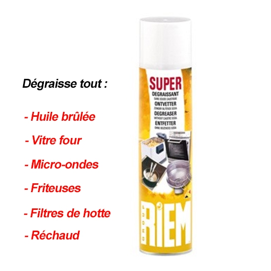 NETTOYANT POUR VITRE-FOUR-FILTRE-FRITEUSE