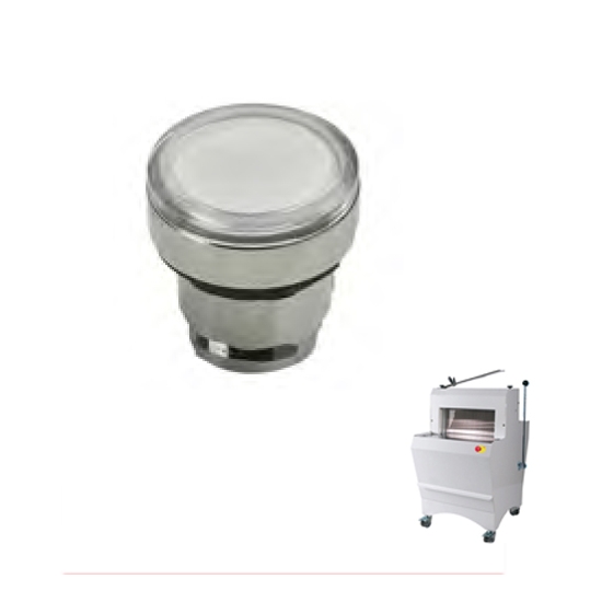 BOUTON BLANC LUMINEUX ACCROCHAGE JAC