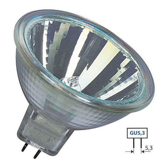 HALOGENE-LAMPE-FOUR-12V-24V-CULOT GU5.3