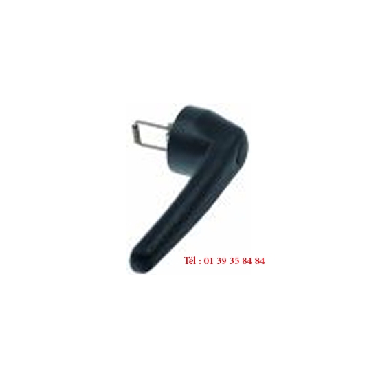 POIGNEE PORTE - LAINOX - Plastique noir