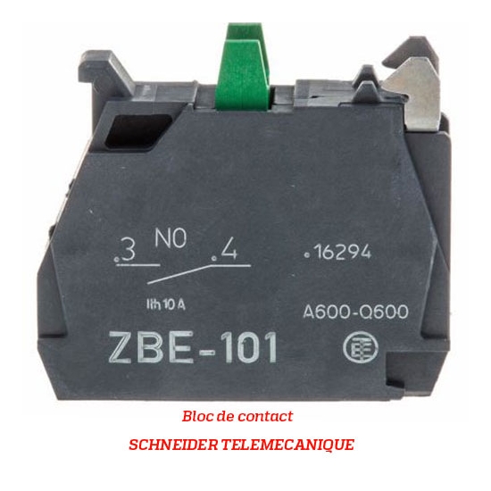 BLOC DE CONTACT - SCHNEIDER TELEMECANIQUE - Type ZBE101-102