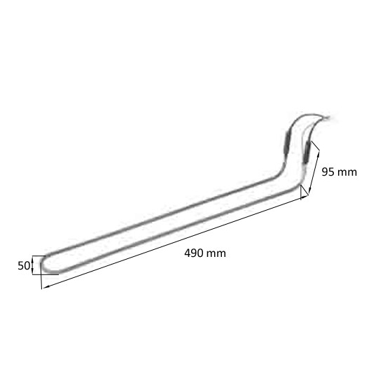 RESISTANCE POUR CHAMBRE DE FERMENTATION - 490 MM