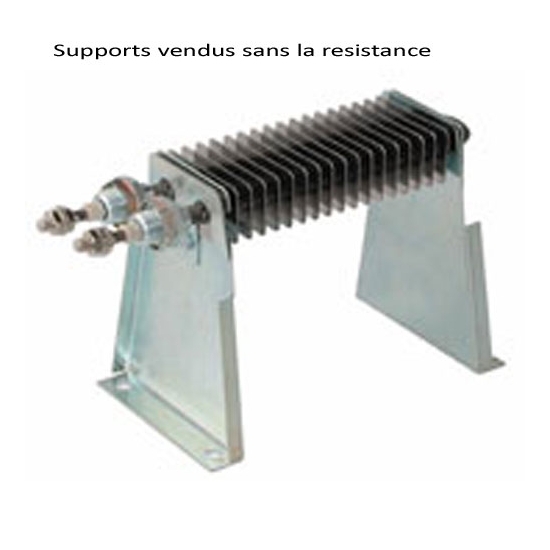 SUPPORT POUR RESISTANCE AILETTES 25X50 MM