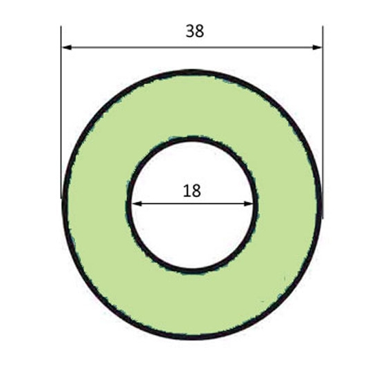 JOINT POUR APPAREIL A BUEE DIAMETRE EXTERIEUR 38 MM  ADAPTABLE  FOUR BONGARD