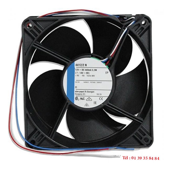  VENTILATEUR COMPACT - COURANT CONTINU -  EBMPAPST - TYPE 4412/2N