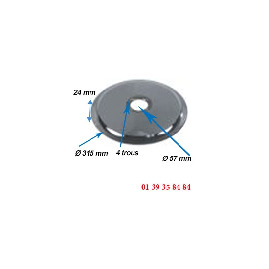 LAME COUPE-JAMBON - BERKEL -  Ø ext. 315 MM