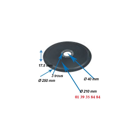 LAME COUPE JAMBON - SIRMAN - Ø  250 MM  
