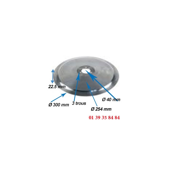 LAME COUPE JAMBON -  SIRMAN - Ø  300 MM - - 