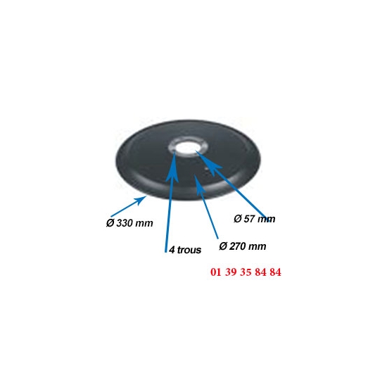 LAME COUPE JAMBON - SIRMAN - Ø  330 MM 