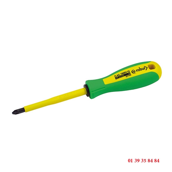 TOURNEVIS POZIDRIV ISOLE 1000V - E-ROBUR L'ORIGINAL