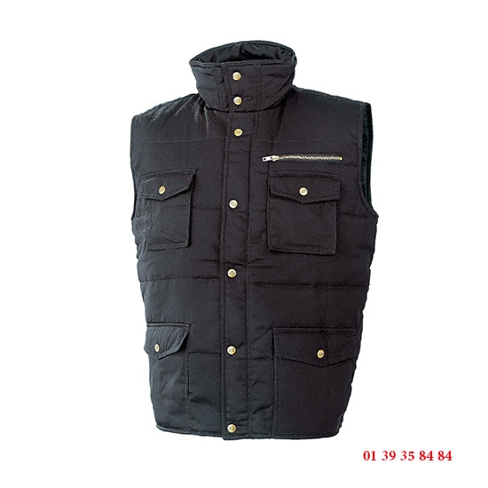 GILET POLYESTER/COTON L'ORIGINAL - SINGER SAFETY - Noir