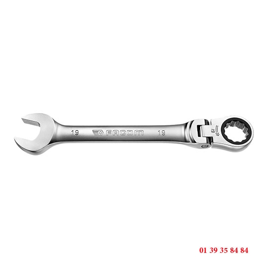 CLES MIXTES - FACOM - A CLIQUET - TETE ARTICULEE L ORIGINAL