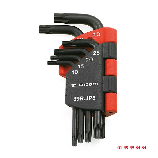 JEU DE 6 CLES MALES RESISTORX - FACOM L ORIGINAL