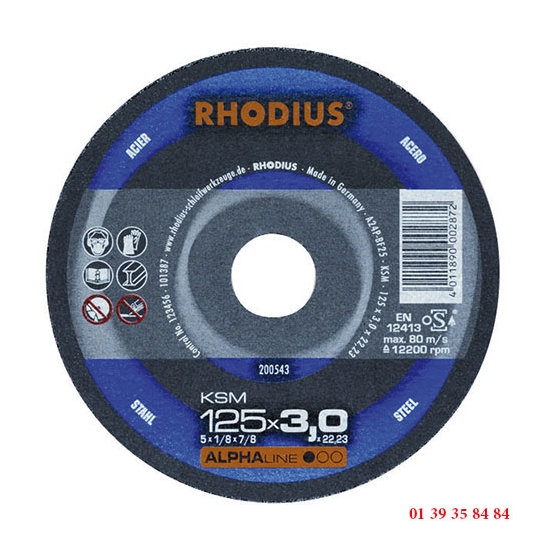 DISQUES A TRONCONNER LES METAUX L'ORIGINAL - RHODIUS
