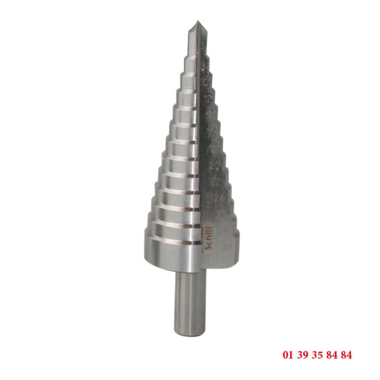 FRAISE ETAGEES L'ORIGINAL - SCHILL - POUR TÔLE - 6 A 30 MM