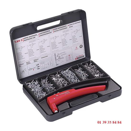 COFFRET 600 RIVETS  ALU ASSORTIS L'ORIGINAL - FACOM
