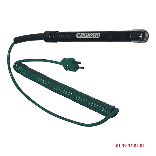 SONDE DE SURFACE THERMOCOUPLE K - Longueur 150 mm - Ø 13 mm