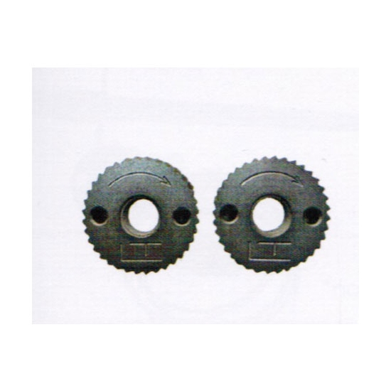 LOT DE 2 MOLETTES CRANTEES POUR OUVRE BOITES ELECTRIQUE OEXTC-OE750 - Ø 36 mm