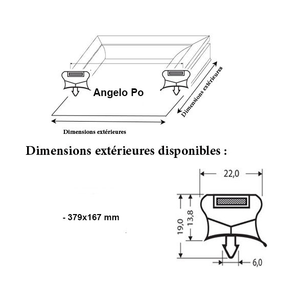 JOINT MAGNETIQUE ADAPTABLE ANGELO PO MODELE 8