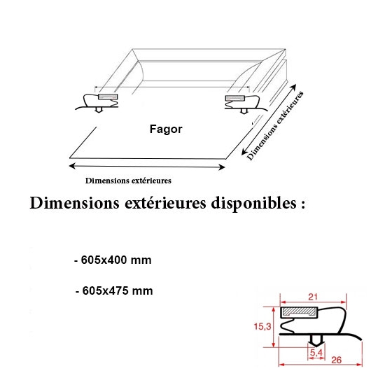 JOINT MAGNETIQUE ADAPTABLE FAGOR MODELE 2