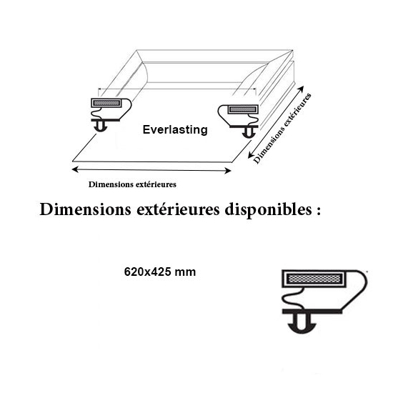 JOINT MAGNETIQUE ADAPTABLE EVERLASTING 620X425 MM