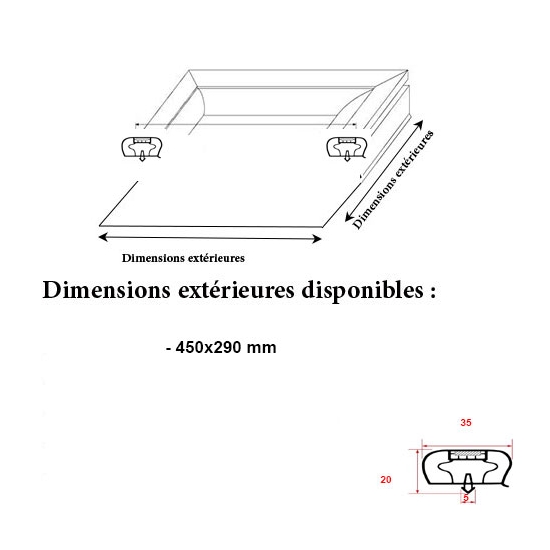 JOINT MAGNETIQUE 450X290